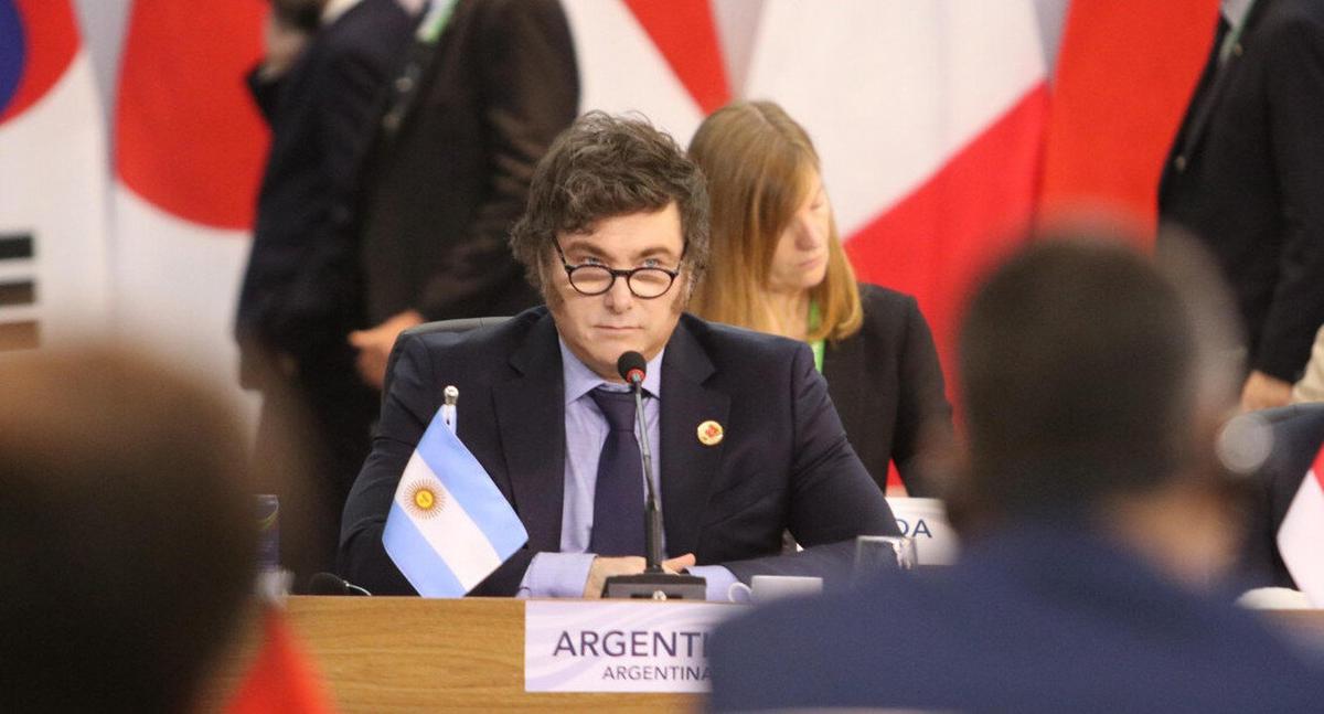 FOTO: Milei en el G20. (Foto: Presidencia)