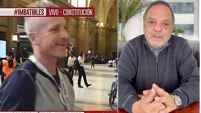 Baby Etchecopar se emocionó tras ser propuesto como presidente por un ciudadano en la calle