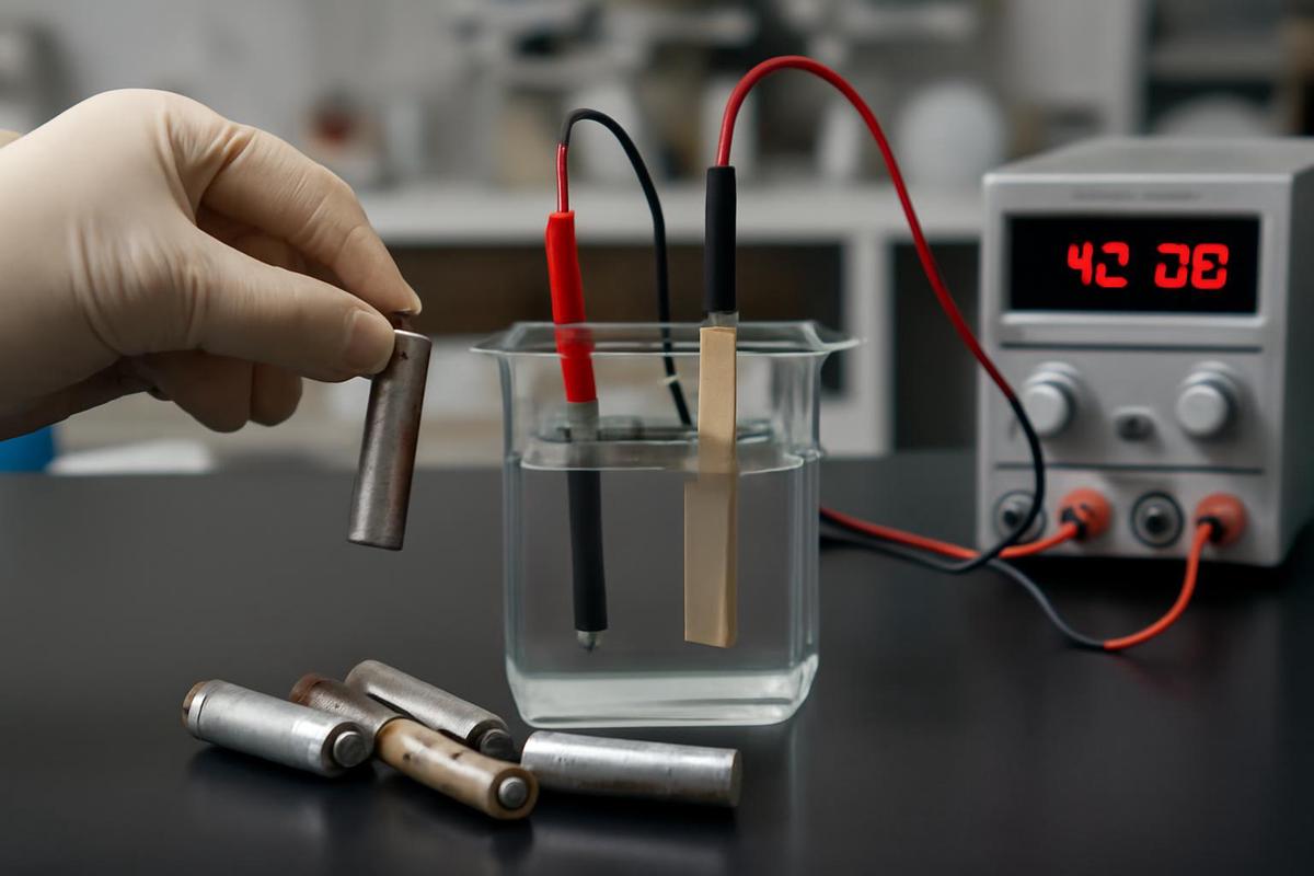 Nuevo método para recuperar litio de baterías usadas