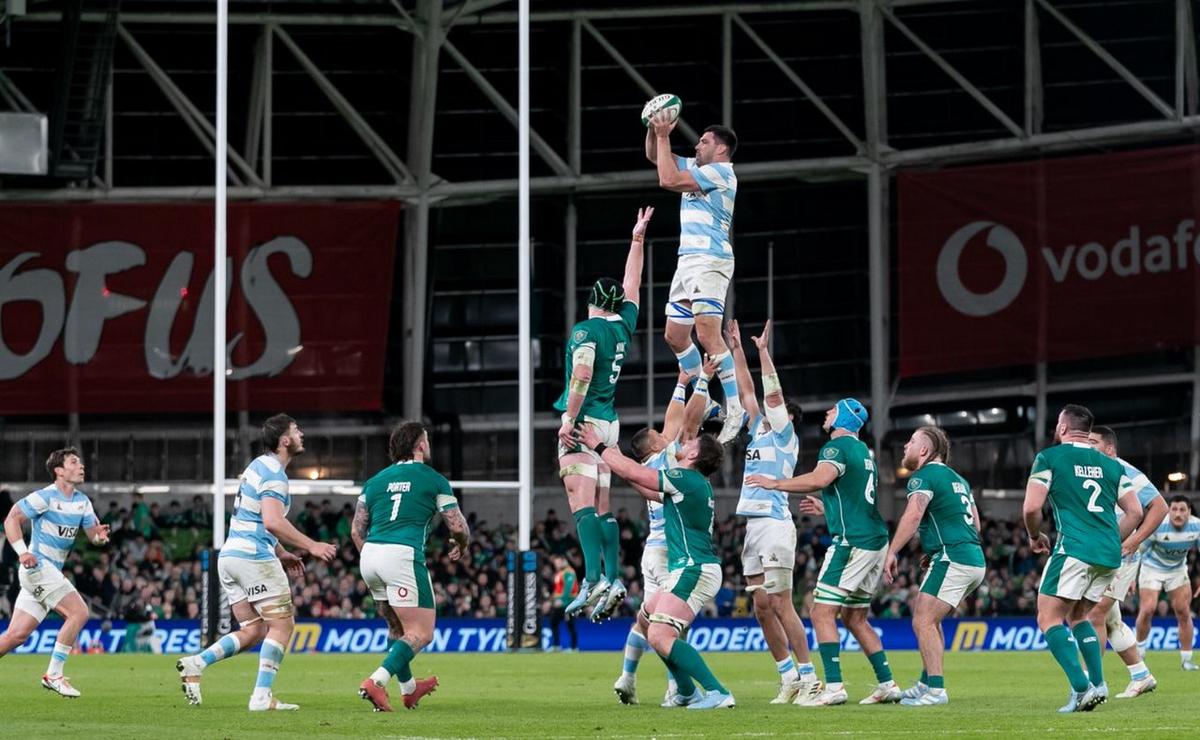 FOTO: Los Pumas cayeron ante Irlanda. (Foto:@LosPumas)