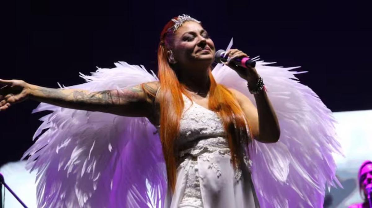 Lourdes Fernández reapareció en el Gran Rex tras el dramático episodio con su pareja