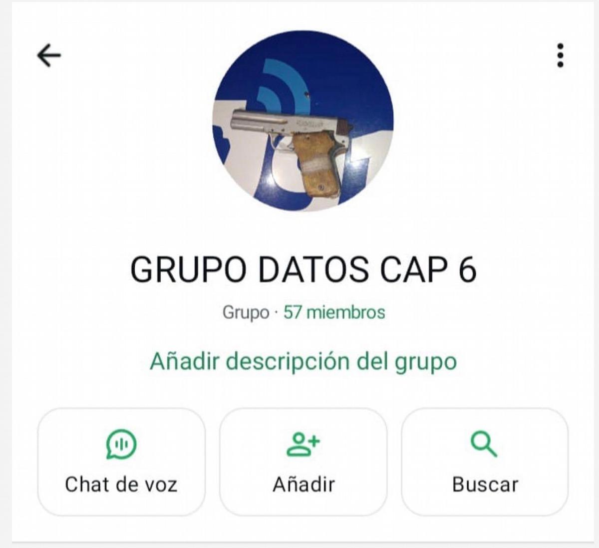 Chats entre polícias.