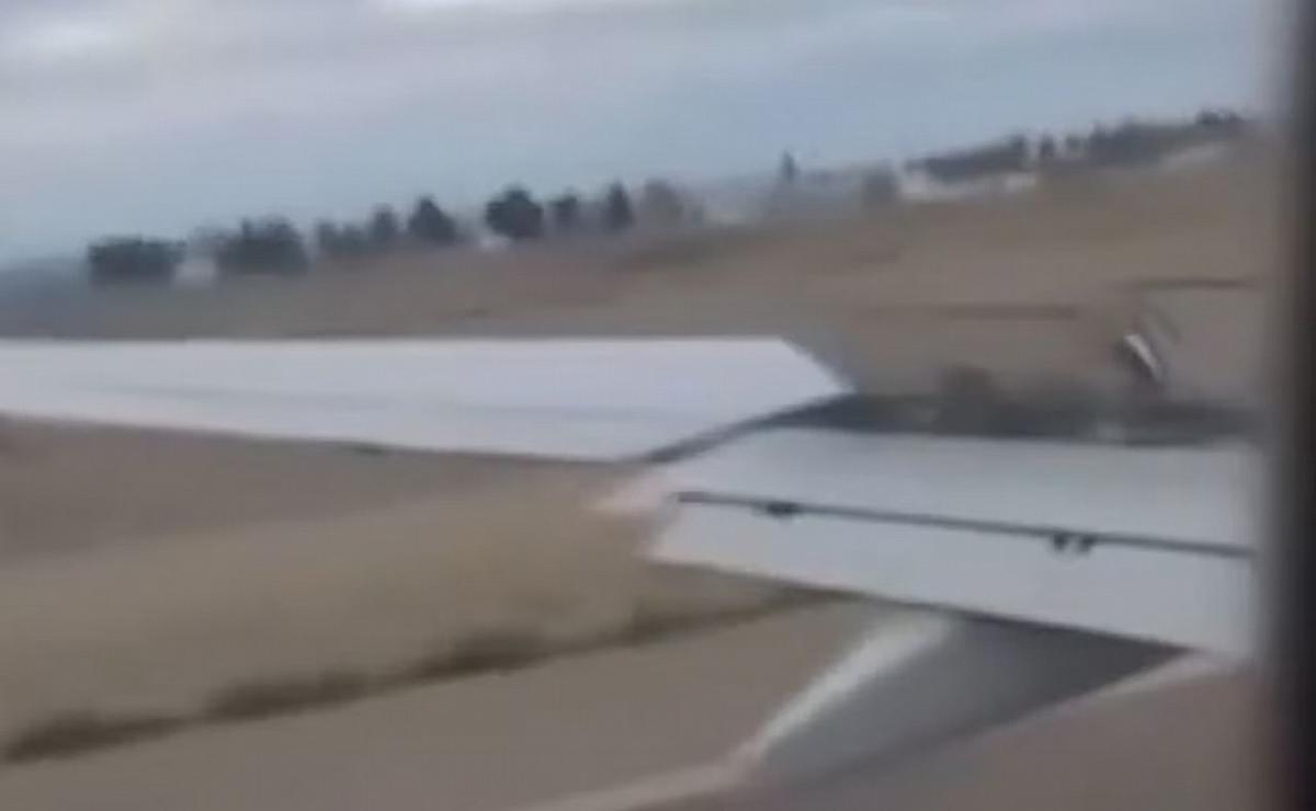 Falló un motor en pleno despegue de un avión en Trelew y cerraron el aeropuerto.