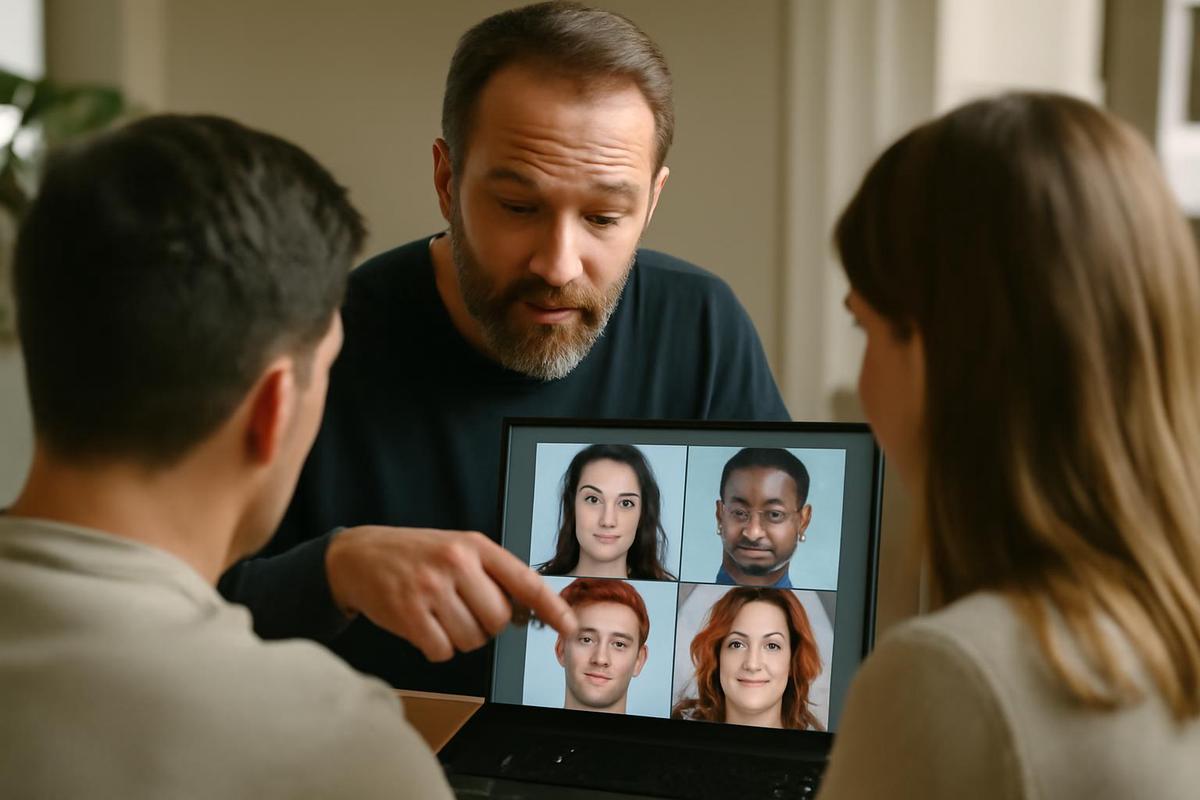 Entrenamiento mejora la detección de rostros falsos generados por IA