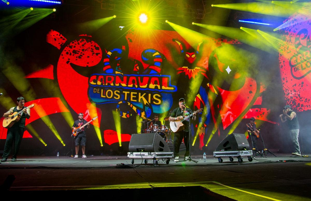 Segunda noche del Carnaval de los Tekis. (Foto: gentileza/prensa)