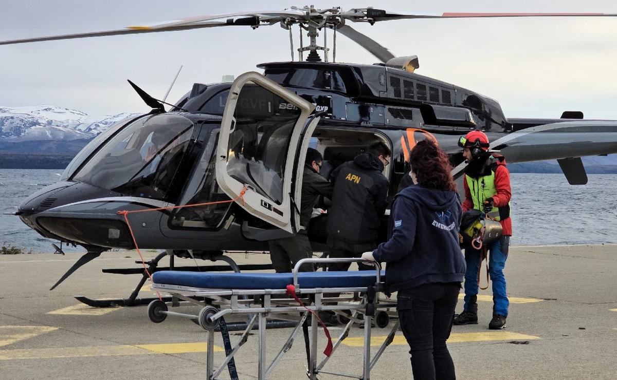 Rescataron a un cordobés tras la avalancha en el Cerro López, en Bariloche.