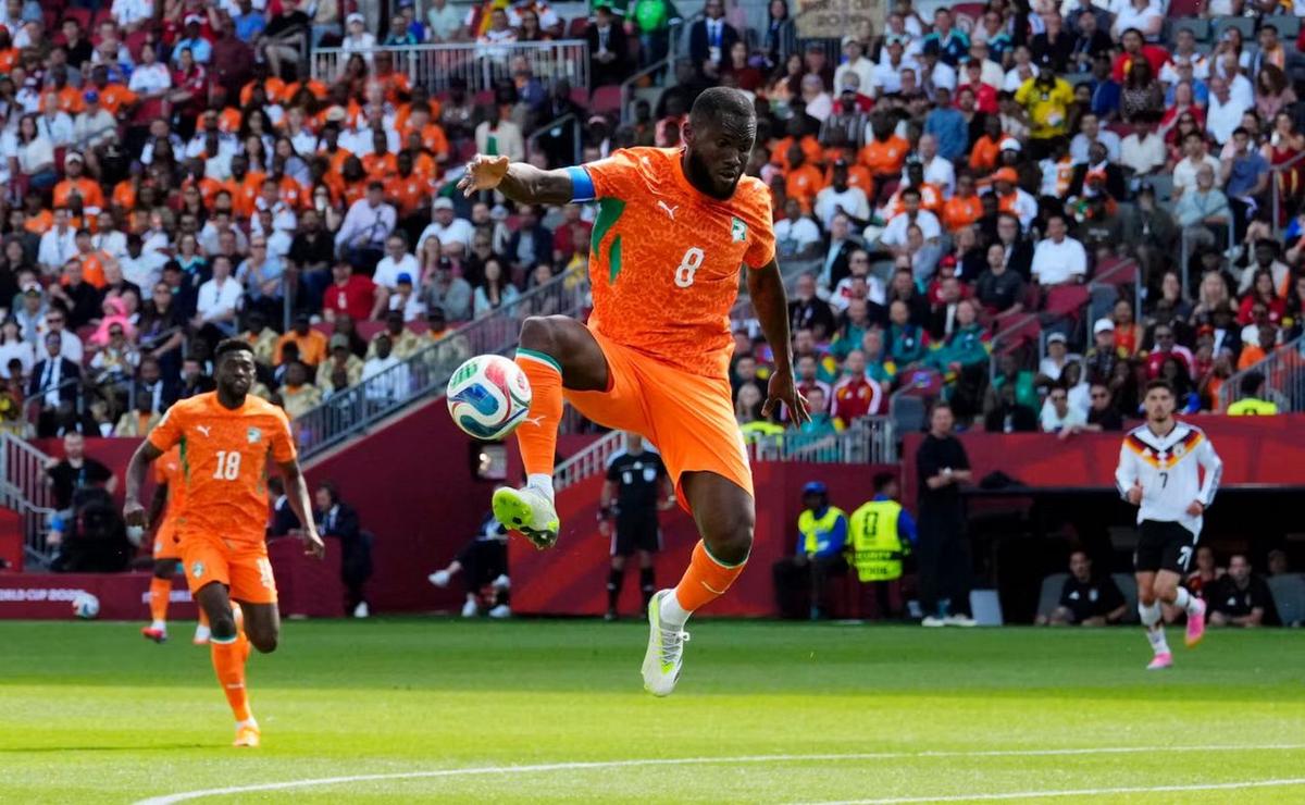 Costa de Marfil enfrenta a Alemania. (Foto: AP)
