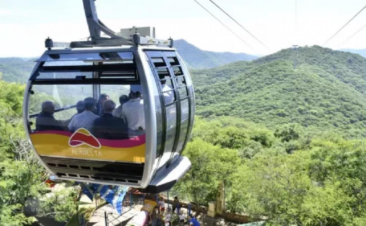 FOTO: Abrió el Teleférico AlaDelta en Salta. (Foto: Prensa/Gobierno)