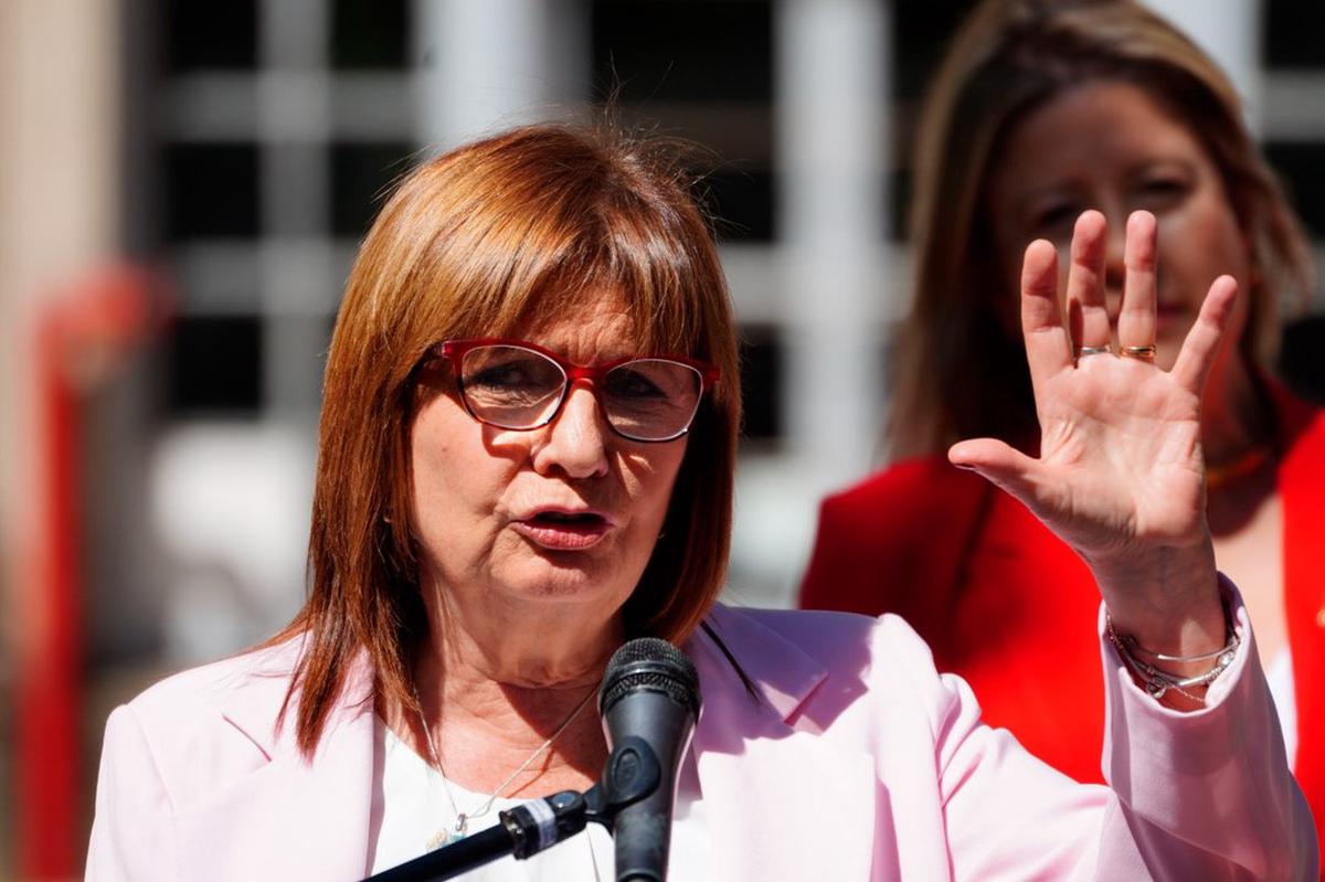 Patricia Bullrich, senadora de La Libertad Avanza.