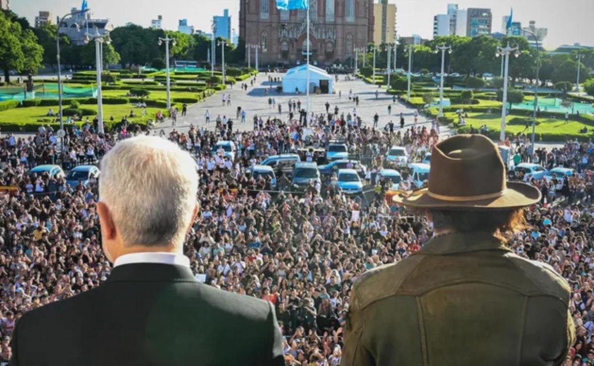 Johnny Depp y Julio Alak