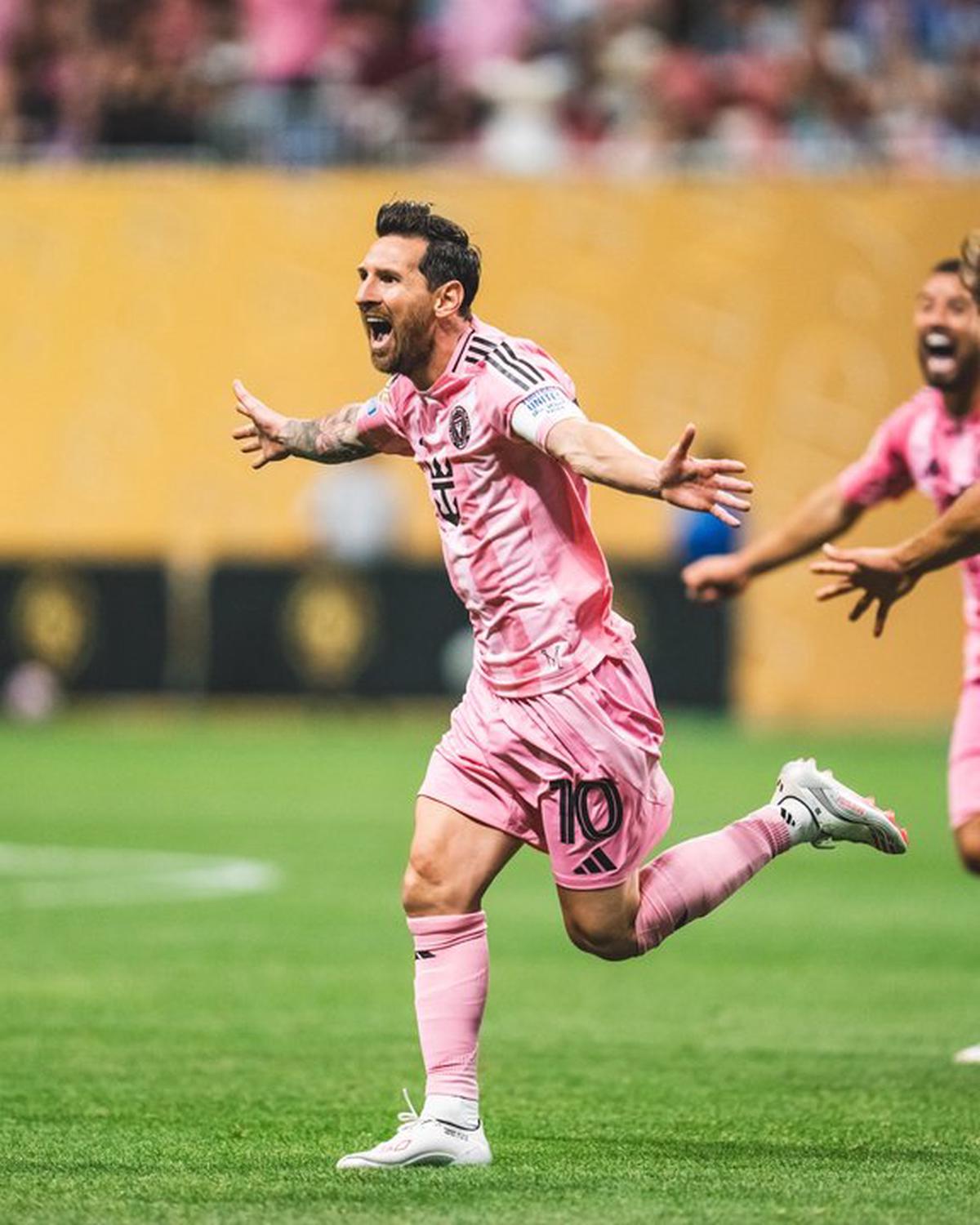 Lionel Messi convirtió un golazo de tiro libre para darle la victoria al Inter Miami ante Porto por el Mundial de Clubes. (Foto NA: @InterMiamiCF)
