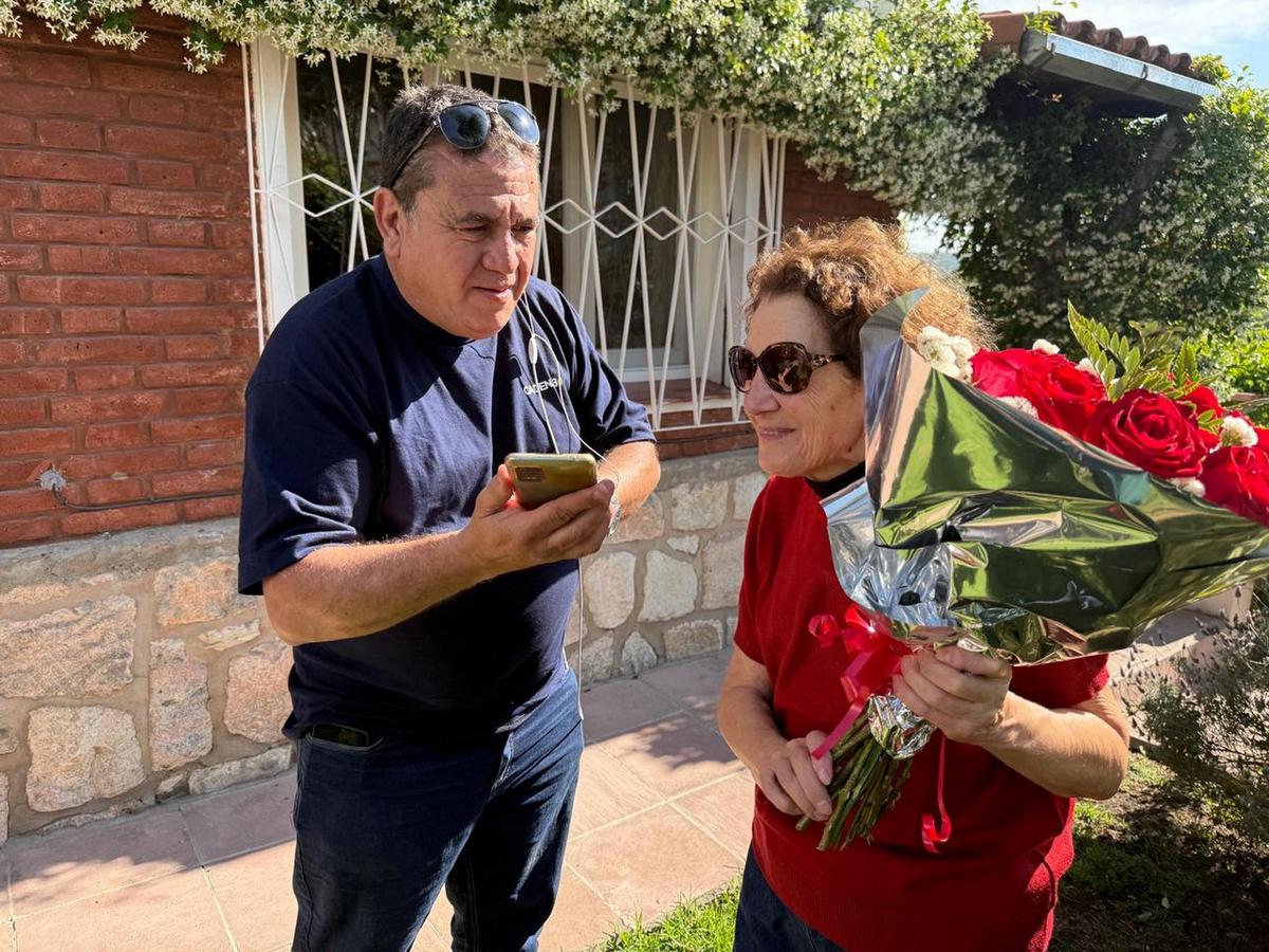 FOTO: Hilda ganadora del concurso: : “Muchísimas gracias a Cadena 3 y a todos.”