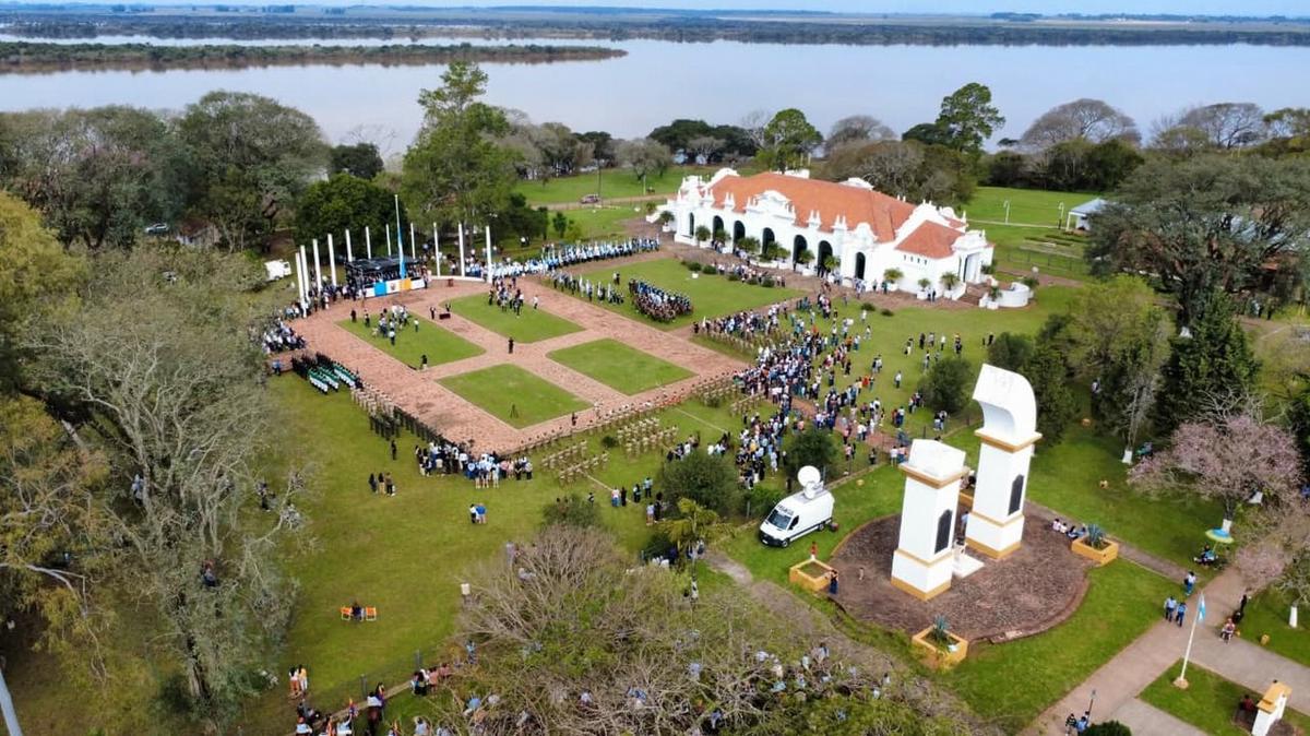 El Templete de Yapeyú, un lugar histórico en Corrientes.