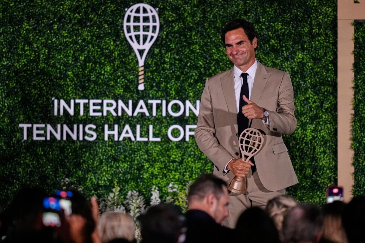 Entre lágrimas, Roger Federer ingresa al Salón de la Fama Internacional del Tenis