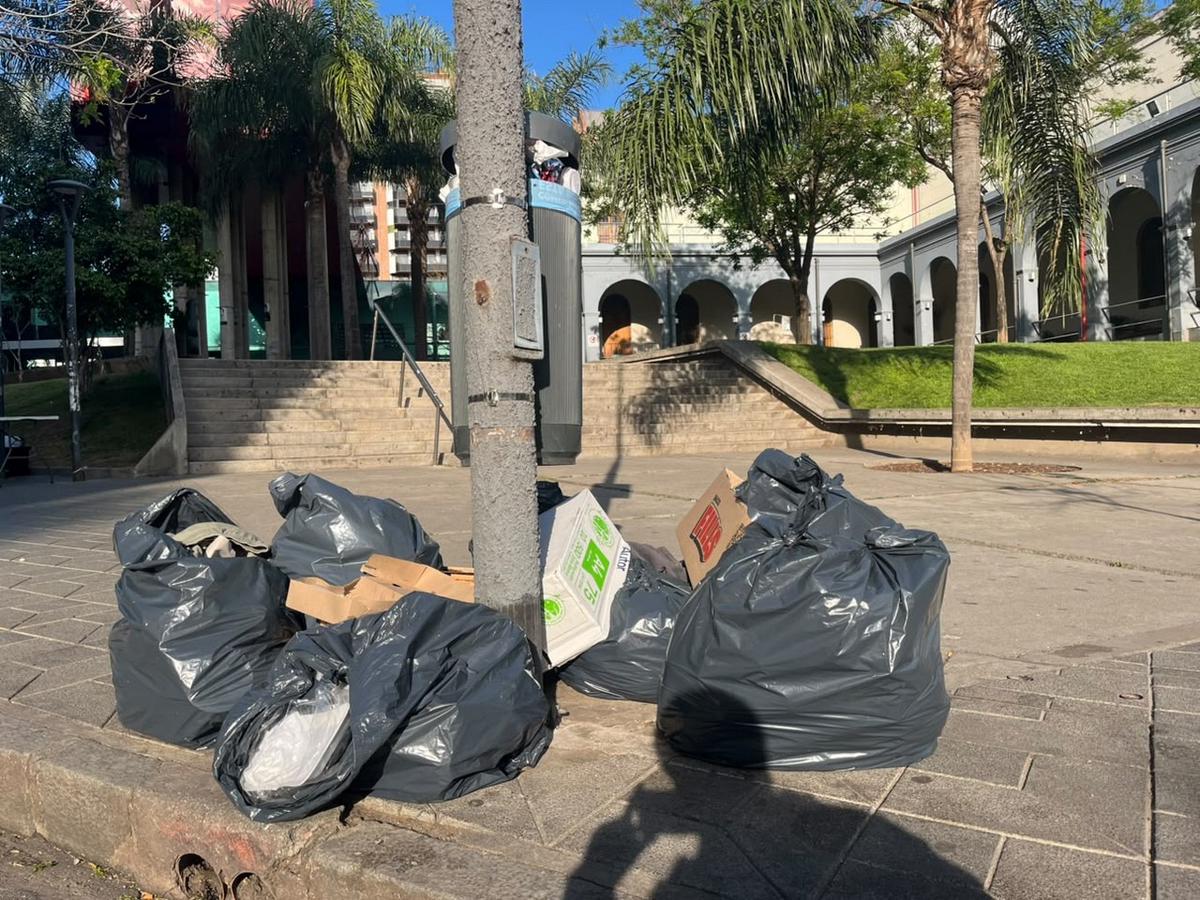 Basura en las calles de Córdoba. (Foto: Francisco Vidal/Cadena 3)