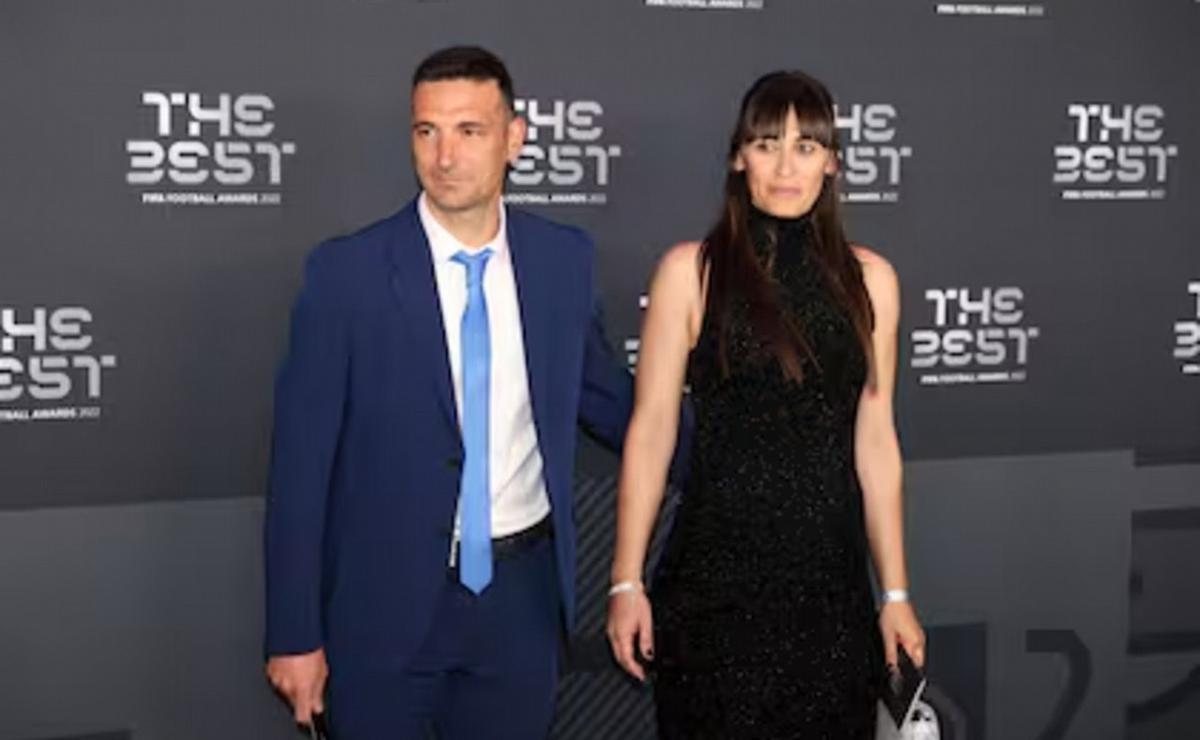 Elisa Montero, la esposa de Scaloni.