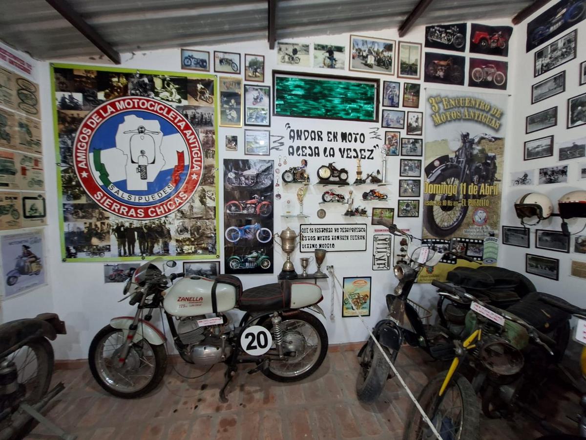 Un museo de motos oculto en las sierras revive el motociclismo cordobés