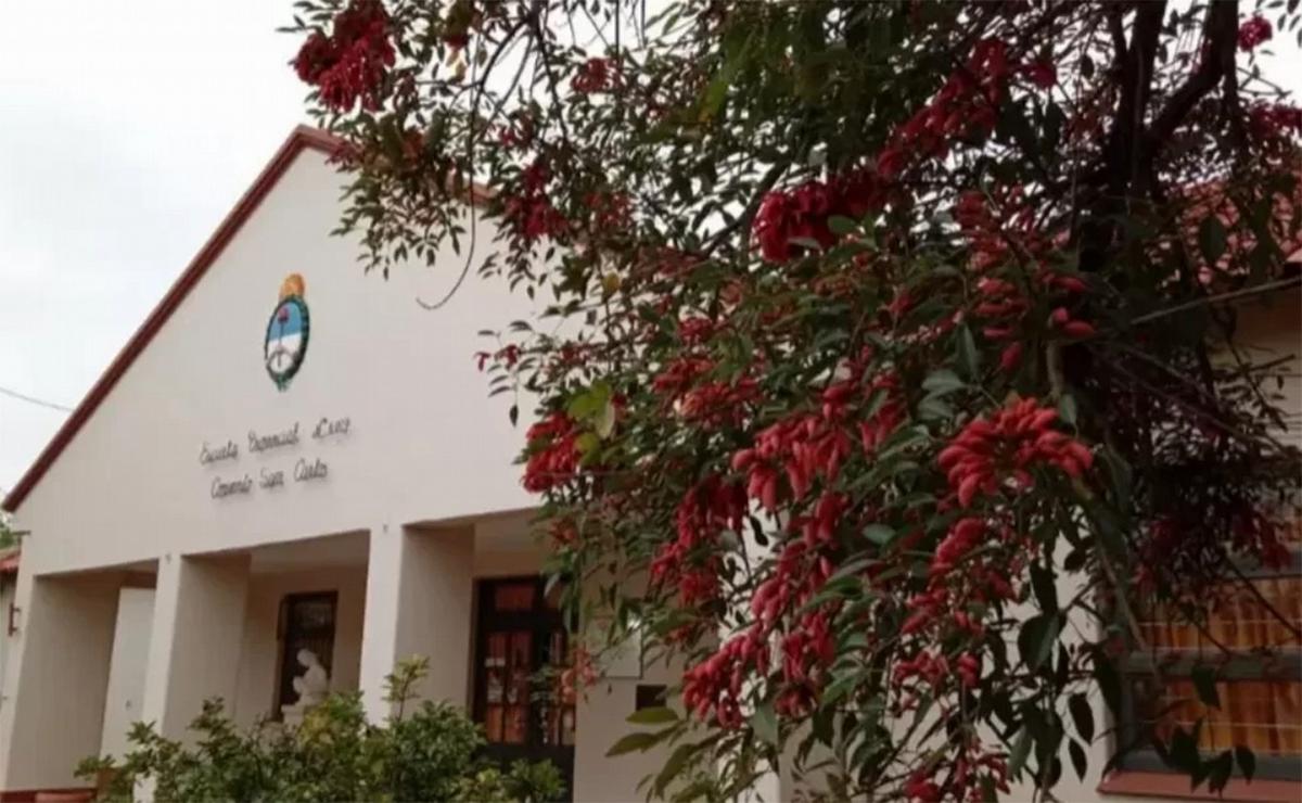Escuela primaria N° 6019 “Convento San Carlos” de Aldao, en San Lorenzo, Santa Fe.