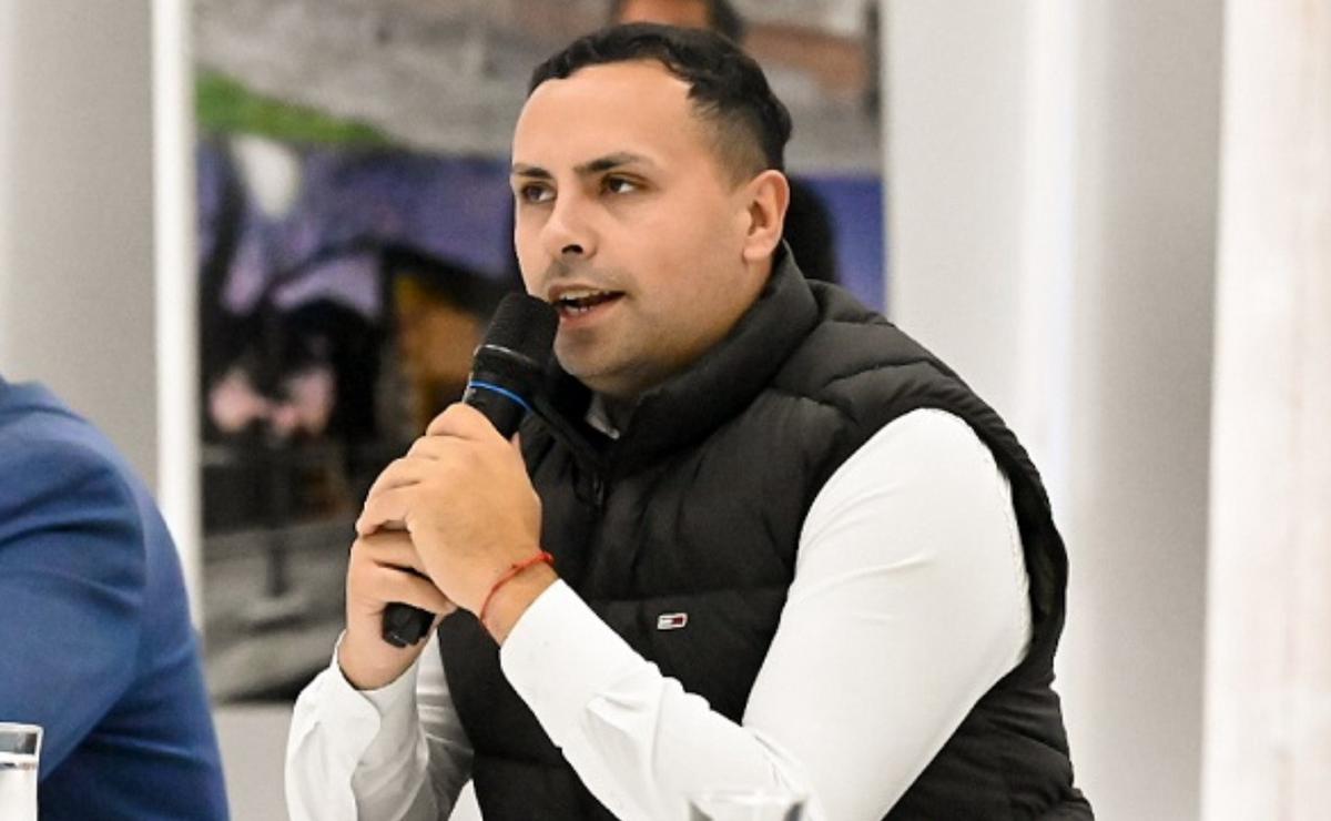 Matías Haro, el intendente de Estación Juárez Celman.
