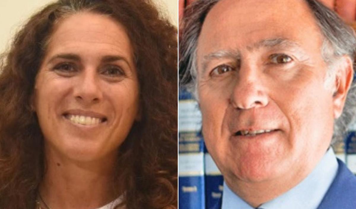 María Agustina Karakachoff y Alejandro Manzanares, en contra y a favor de la reforma.