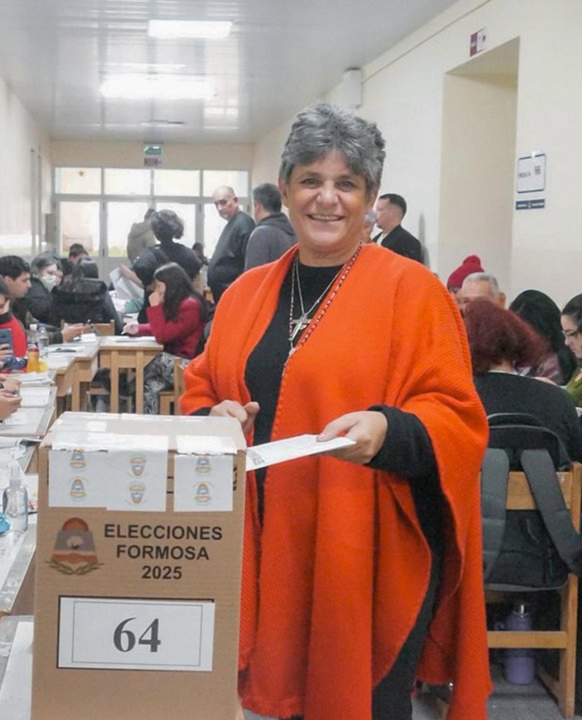 Gabriela Neme, candidata por Nuevo País, dentro de la Confederación Frente Amplio Formoseño.