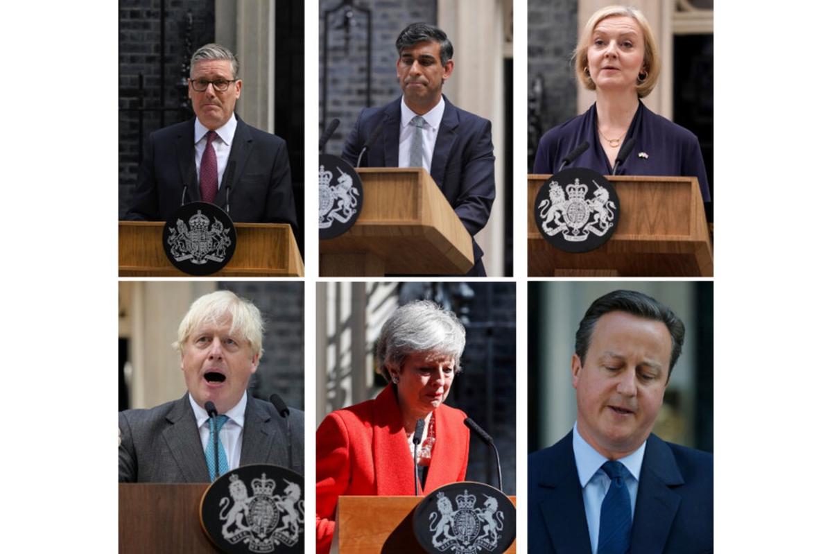 Un vistazo a la rápida sucesión de primeros ministros británicos en los últimos 10 años