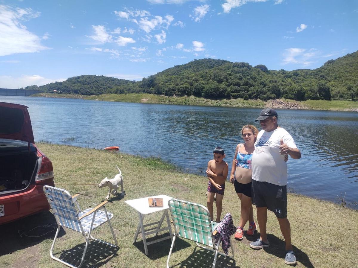 FOTO: Dique La Quebrada: un refugio natural para disfrutar del verano en Córdoba