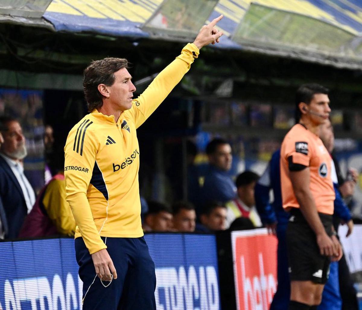 Claudio Úbeda, entrenador de Boca.