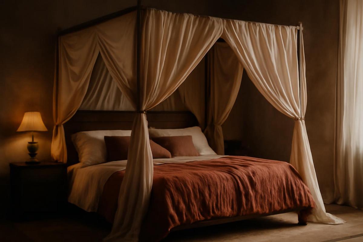 El regreso de las camas dosel en el diseño de interiores