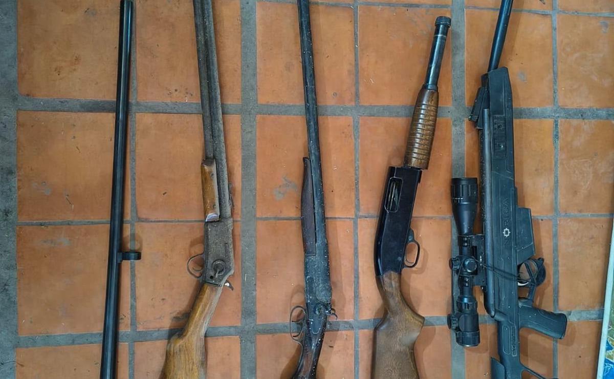 El allanamiento se realizó en Funes.