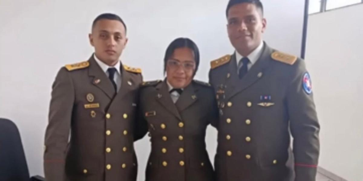 Marcos David Insignares García, Wladimir Rafael Escalona Gutiérrez y Riannys Valentina Mujica De Montesinos.