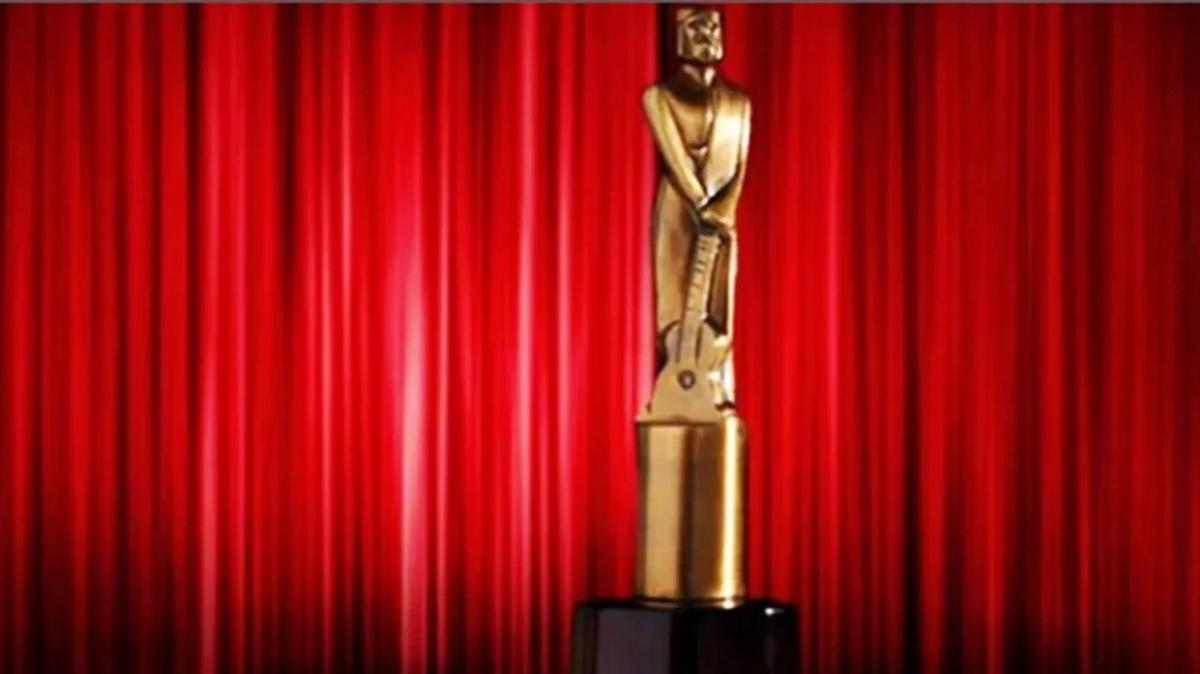 La estatuilla de los Premios Martín Fierro.