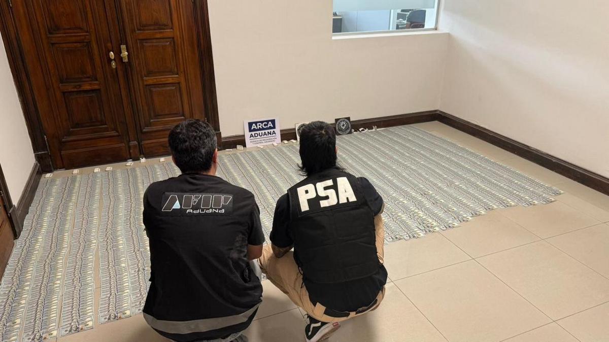 La impresionante suma de dinero que se secuestró. (PSA)