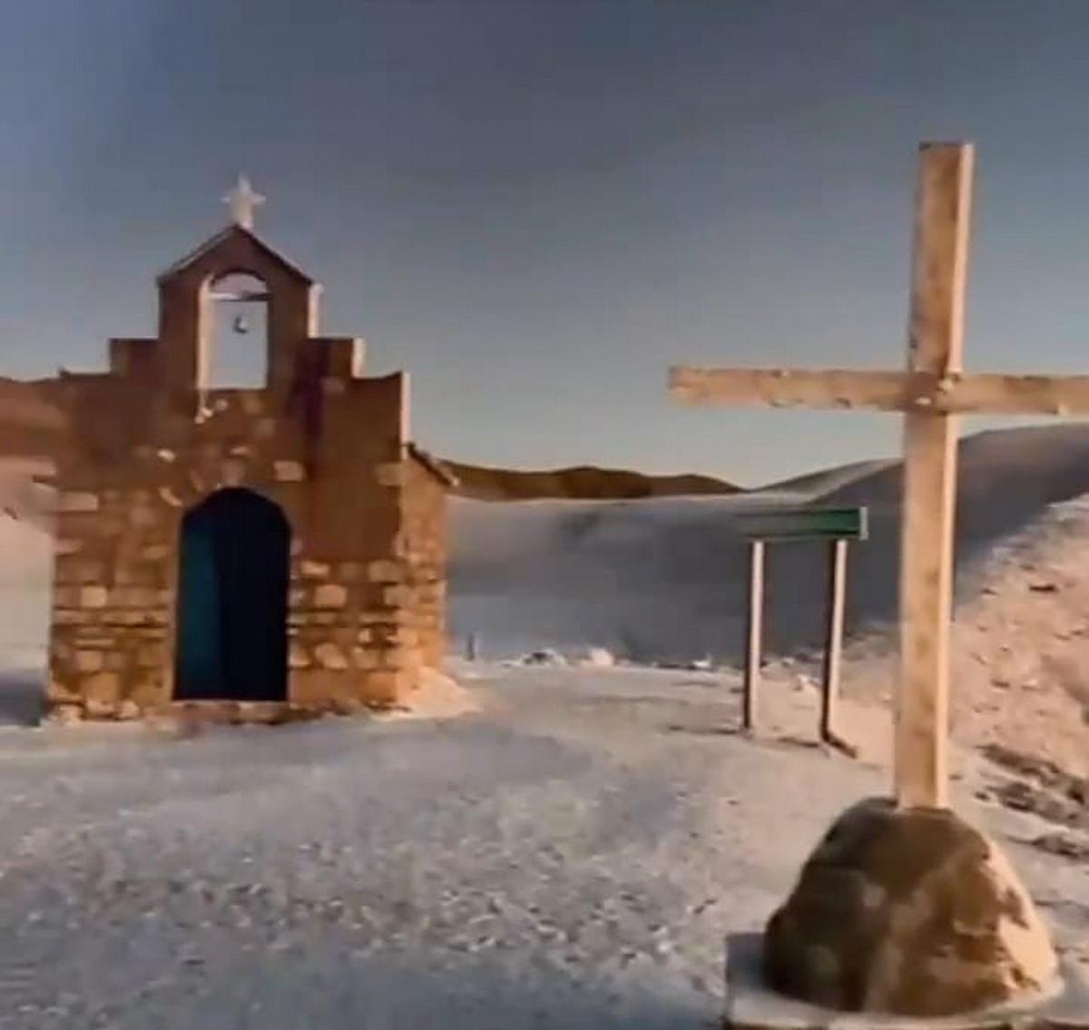 Nieve en los Valles Calchaquíes: un espectáculo natural