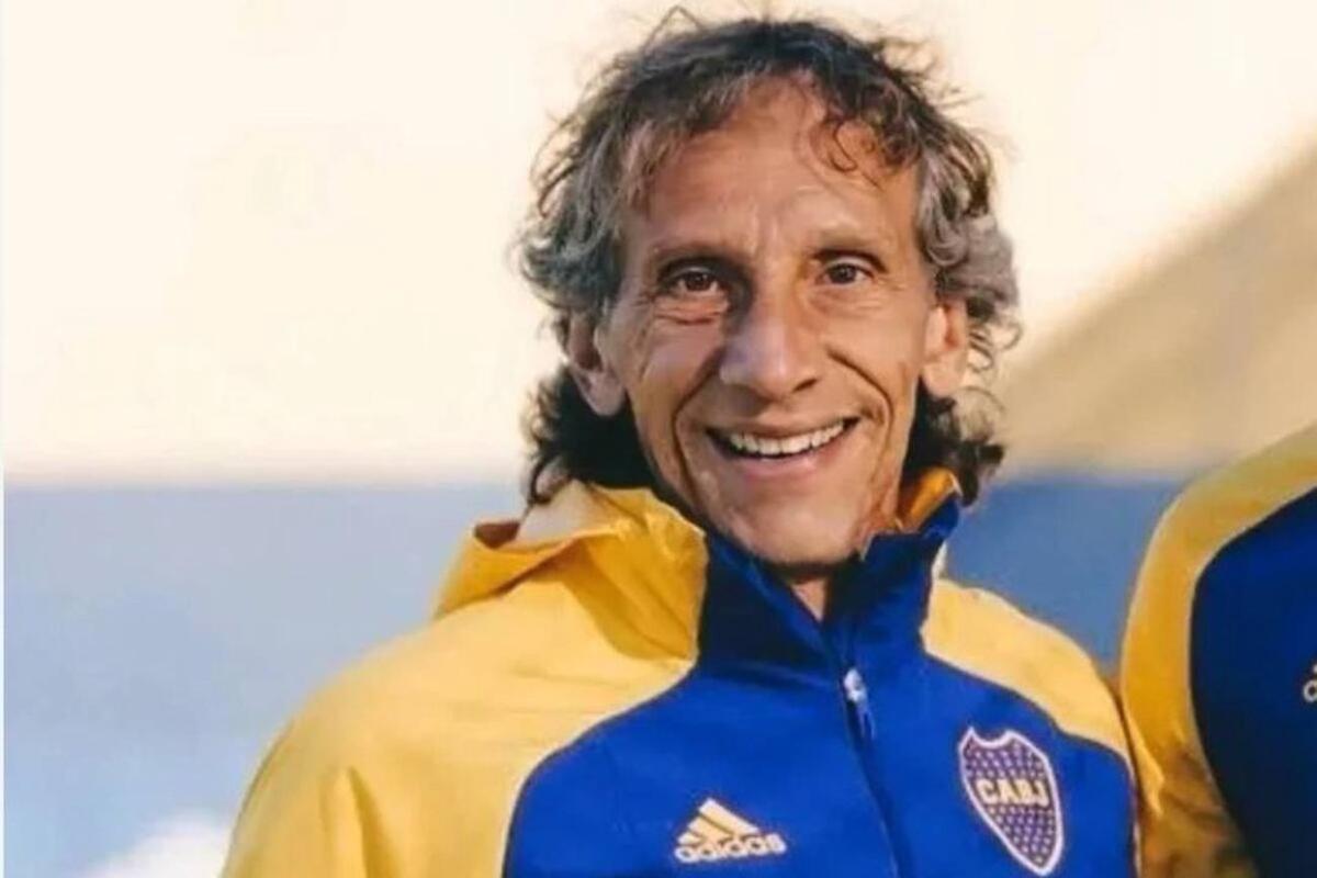 El entrenador de arqueros, Fernando Gayoso.