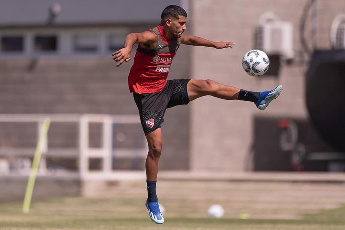 El delantero fue repescado por Independiente desde Barracas Central. Foto: Agencia NA (@Independiente)