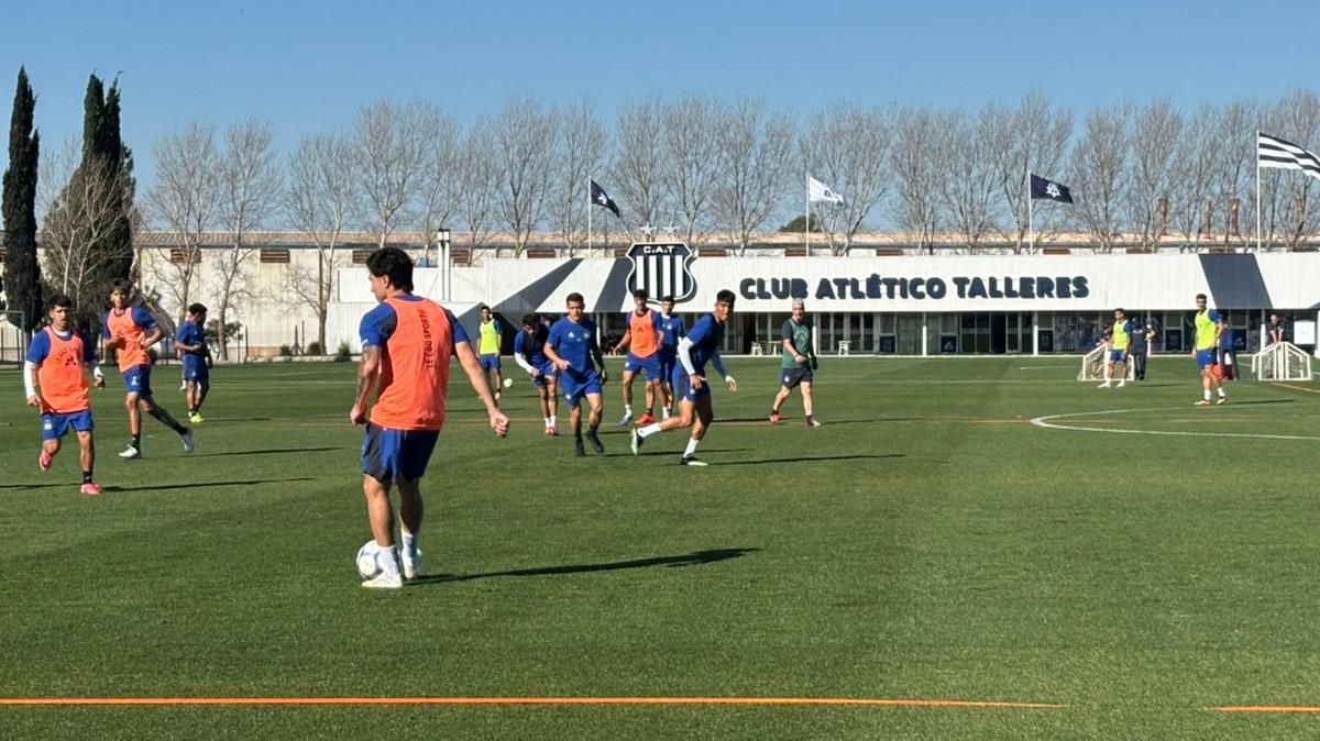 Omar De Felippe, en su primera práctica en la 