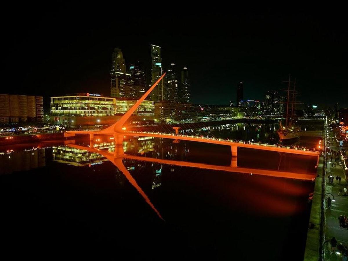 La Ciudad de Buenos Aires se ilumina de naranja por el Día Mundial del Linfoma