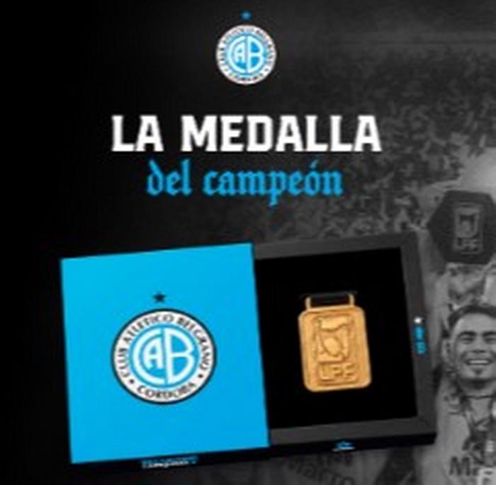 Belgrano pone a la venta la "Medalla del Campeón"