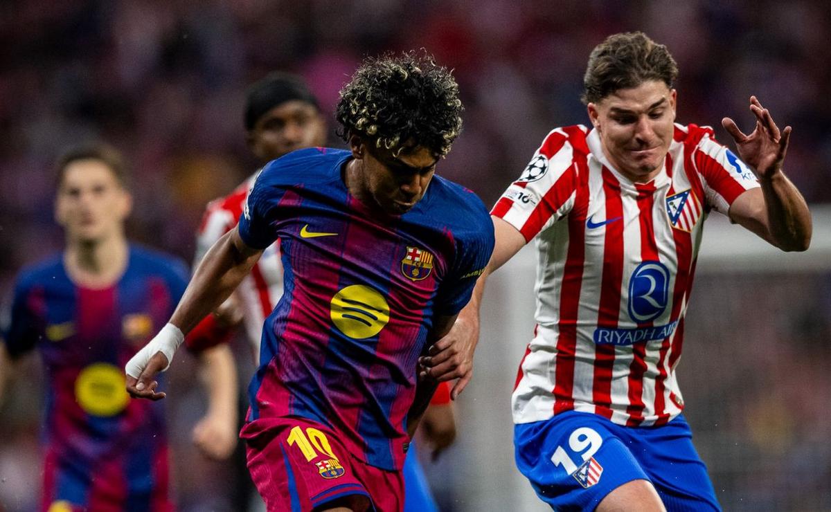 Julián se quedó con el duelo de figuras ante Lamine.