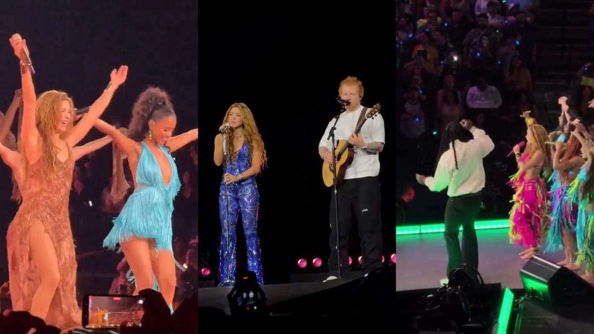 Shakira, Tyla, Ed Sheeran y Burna Boy