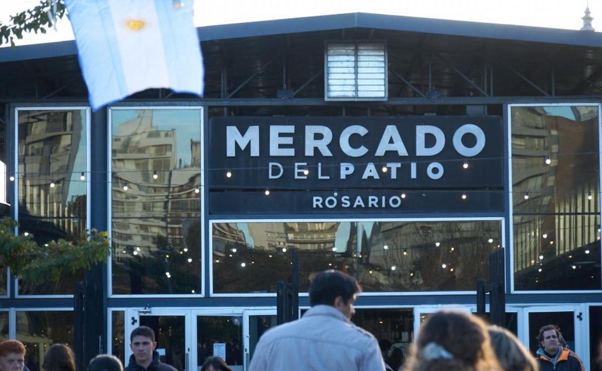 Mercado del Patio en la ciudad de Rosario.