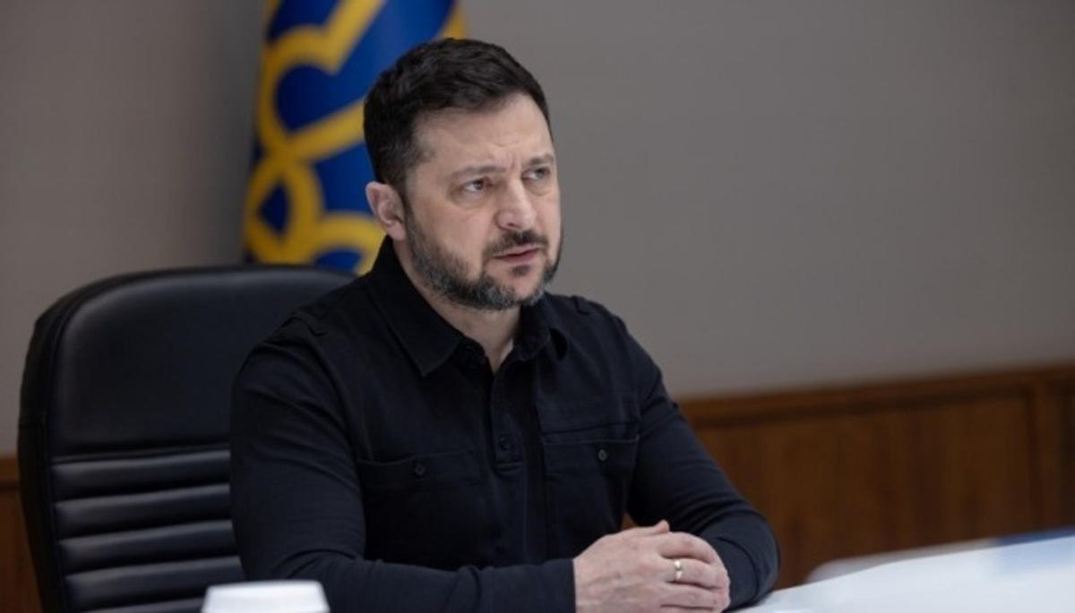 El presidente ucraniano Volodímir Zelenski.