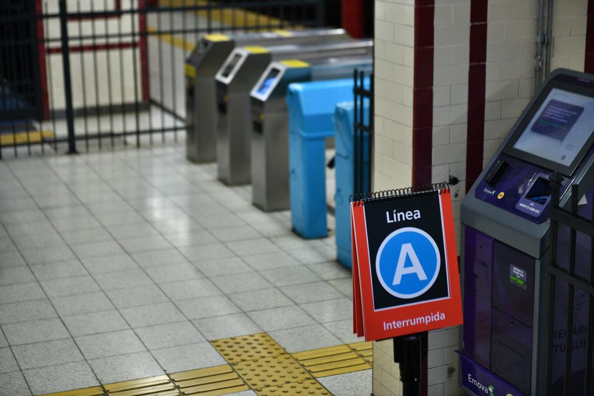 Un hombre arrollado por una formación de la Línea A del subte en Buenos Aires