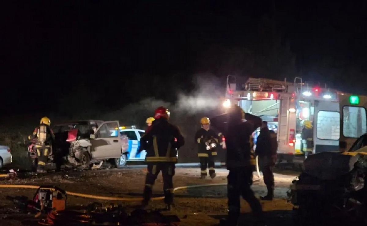 El siniestro vial ocurrió cerca de Villa General Belgrano. (Foto: Policía)