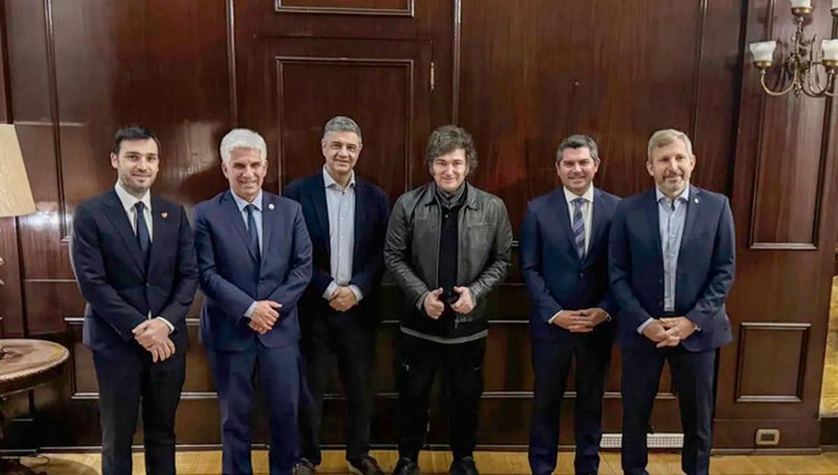 FOTO: Gobernadores aliados a Milei piden que se apruebe el Presupuesto 2025 