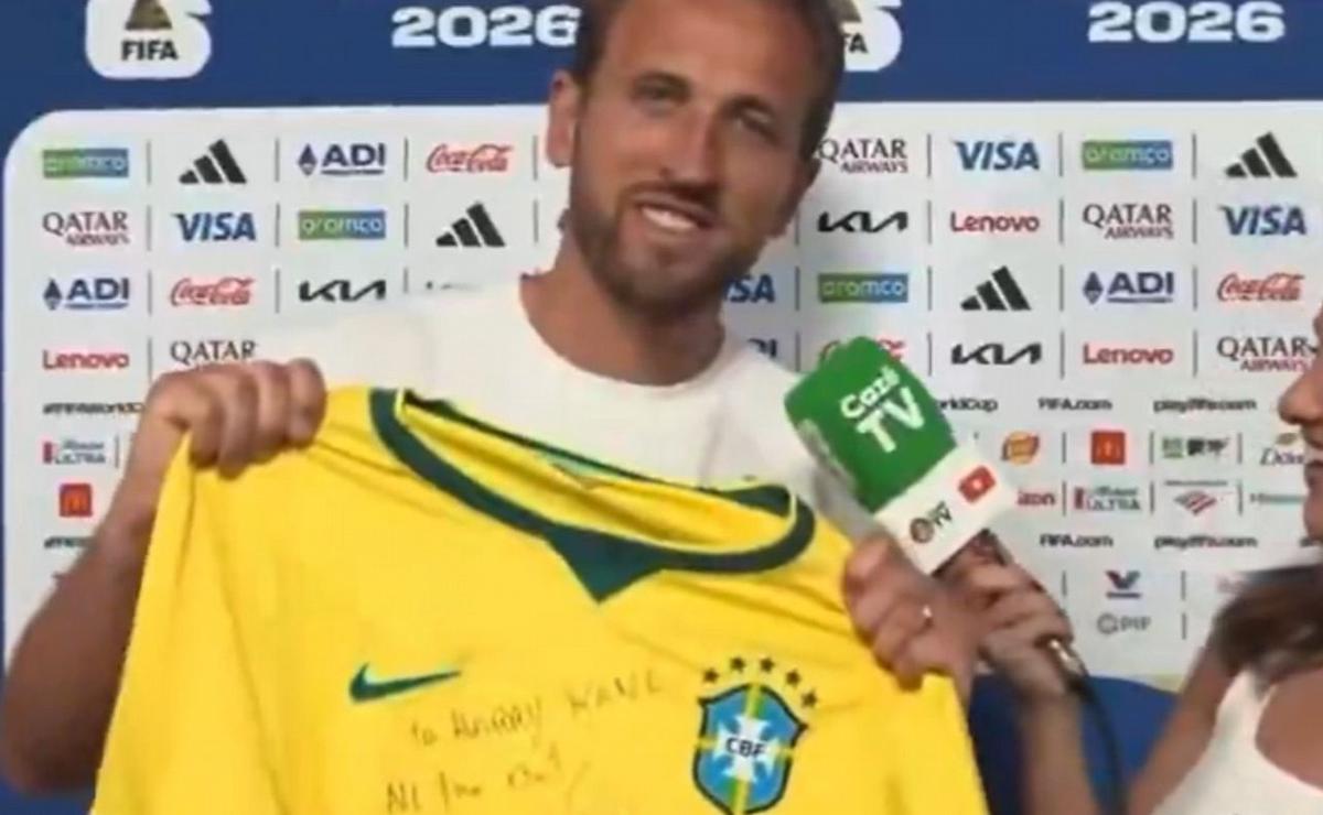 Harry Kane recibió un emocionante regalo. (Captura)