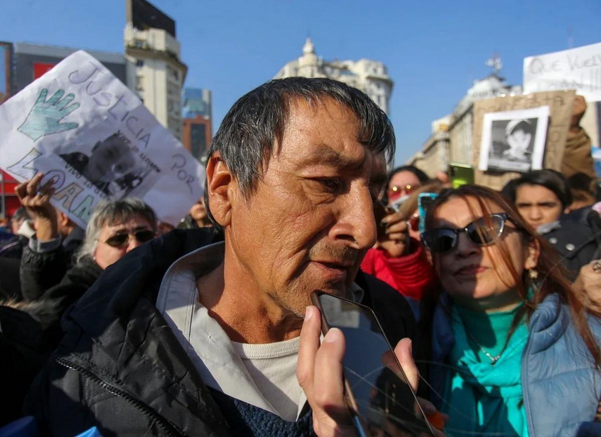 FOTO: El padre de Loan le pidió a la jueza que se lleve adelante una excavación.