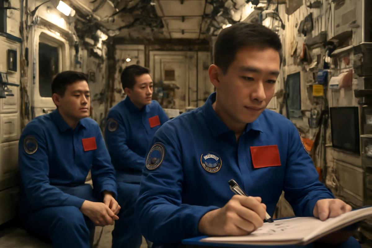 Astronautas chinos en buen estado tras retraso por escombros espaciales