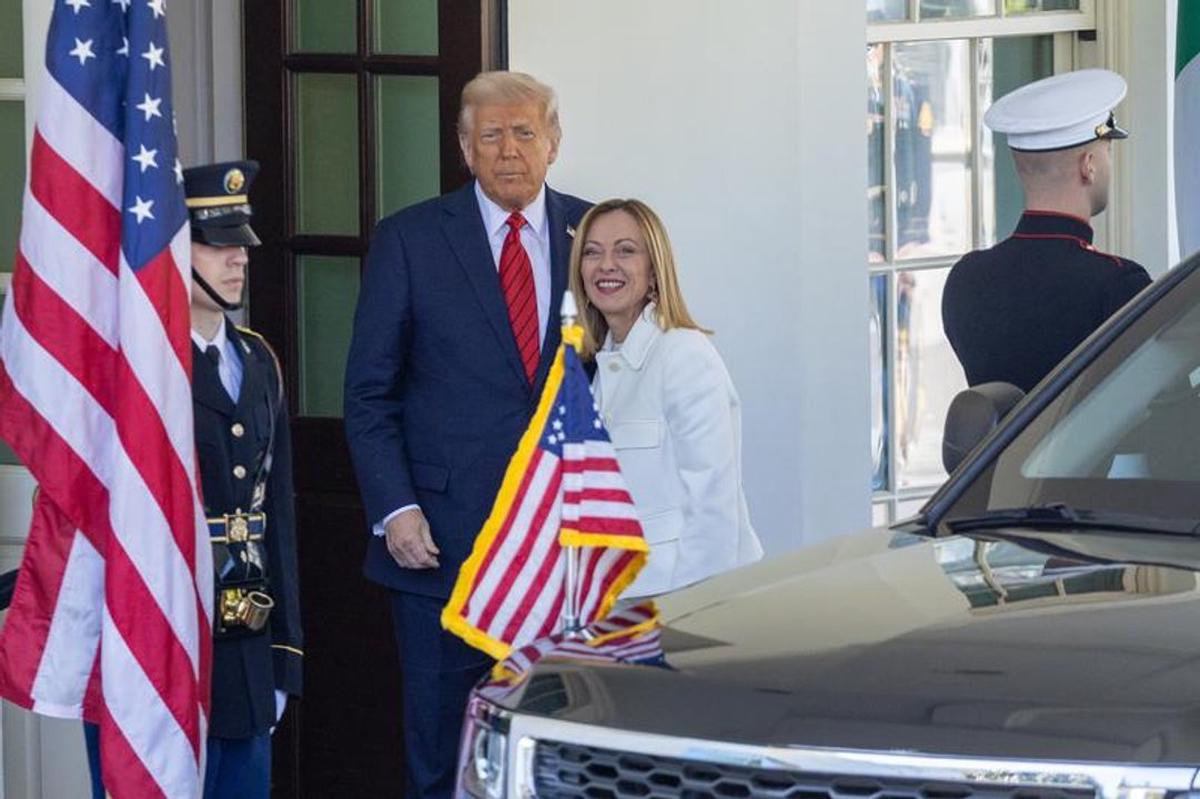 Trump consideró que Meloni
